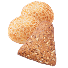 Tijgerbol of piramidebroodje